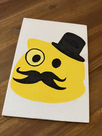 Blobcat monocle