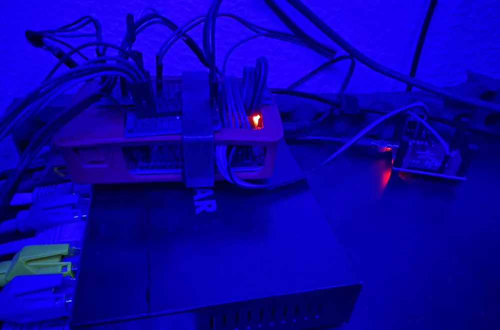 pi with lots of cables